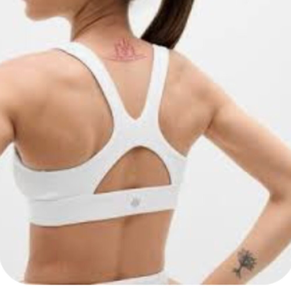 Athleta Ultimate Adjustable Light Pink Sports Bra Small